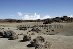 Wüstenartige Mondlandschaft im Teide Nationalpark