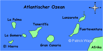 Les îles de canaries