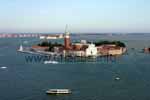 Die Insel Isola di S. Giorgio Maggiore vom Campanile aus gesehen