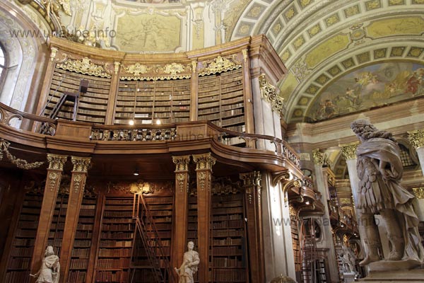 Nicht nur die Bücher sind in dieser Bibliothek eine Attraktion.