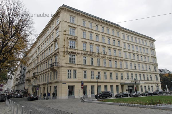 Das Hotel Le Meridien von außen