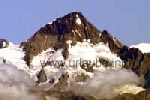 Das 4195 m hohe Aletschhorn vom Klein Matterhorn aus fotografiert