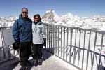 Auf der Aussichtsplattform des Klein Matterhorn