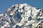 Blick vom Klein Matterhorn aus auf den Mont Blanc im Winter