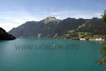 Vierwaldstätter See im Süden bei Brunnen