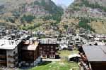 Zermatt mit Blick ins Tifttal